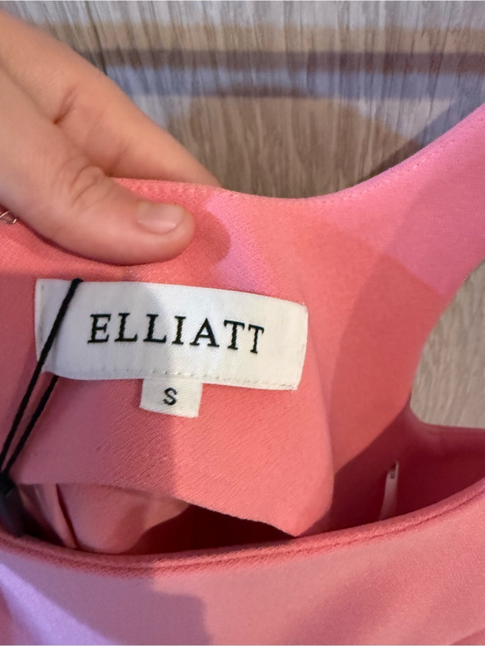 NWT Elliatt Admiration Dress Pink Floral Textured A-Line Skirt Mini S - Picture 8 of 9